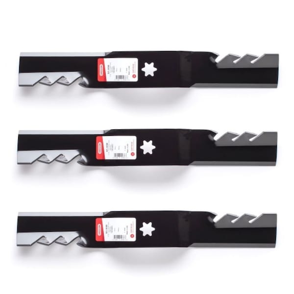 Lawn Mower Blades 3-pc Set, Gator G3, 17-7/8'' 91-938 for 50'' Deck, Cub Cadet, MTD